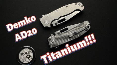 625" Blade Length: 3. . Demko ad20 titanium